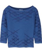 Oscar de la Renta Wool And Silk-Blend Sweater - Lyst