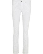 Etoile Isabel Marant Rumba Embroidered Low-Rise Skinny Jeans - Lyst