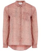 Noё B.Young Printed Pink Hannah Shirt - Lyst