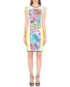 Just Cavalli Stretch-crepe Sleeveless Dress - Lyst