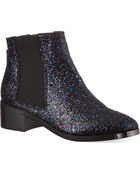 Kg Kurt Geiger Shadow Glitter Detail Ankle Boots - Lyst