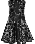 Giambattista Valli Leopard Jacquard Mini Dress - Lyst