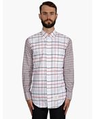 Thom Browne Men'S Checked Cotton Oxford Shirt - Lyst