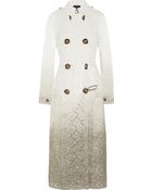 Burberry Prorsum Dégradé Lace Trench Coat - Lyst