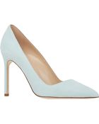 Manolo Blahnik Suede Bb Pumps - Lyst