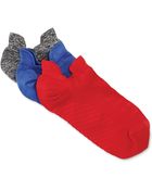 Hue Air Sleek Front Tab Socks 3 Pack - Lyst