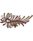 Nadri Cubic Zirconia Feather Pin - Lyst