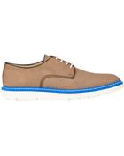 Barneys New York Wedge-Sole Bluchers - Lyst