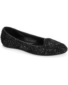Delman Sirri Glitter Smoking Flats - Lyst