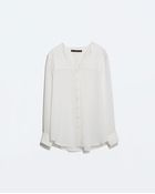 Zara Combined Shirt - Lyst