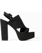 Zara Platform Sandal - Lyst