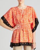 MICHAEL Michael Kors Flutter Sleeve Top - Lyst