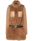Burberry Prorsum Polar Fox Fur Coat with Mink Fur Trim - Lyst