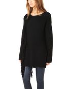 By Malene Birger Malene Birger Fringe Sweater - Lyst