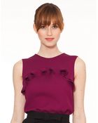 Raoul Irina Ruffle Top - Lyst