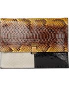 Proenza Schouler Colorblock Python Large Lunch Bag - Lyst