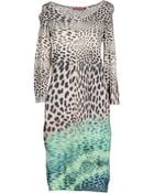 Angelo Marani Kneelength Dress - Lyst