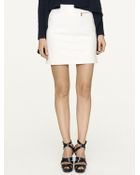 Ralph Lauren Black Label Leather Malorie Skirt - Lyst