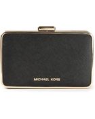 MICHAEL Michael Kors Elsie Box Clutch - Lyst