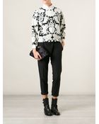 Alexander McQueen De Manta Moth Print Clutch - Lyst