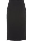 Alexander McQueen Leaf Crepe Pencil Skirt - Lyst