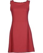 Victoria Beckham Short Dress - Lyst