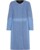 Tibi Paneled Wool-Blend Coat - Lyst
