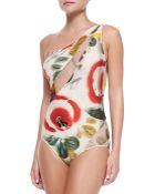 Jean Paul Gaultier Printedmesh One-piece - Lyst