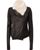 Rick Owens Leather Biker Jacket Black - Lyst
