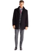 Hugo Boss Coxtan | Virgin Wool-Cashmere Zip And Button Front Coat - Lyst