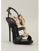 Giuseppe Zanotti Lobster Jewel Sandals - Lyst