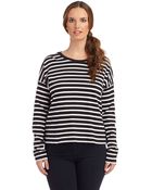 French Connection Striped Sweater - Lyst