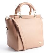 Givenchy Dusty Pink Leather 'Hdg' Convertible Tote - Lyst