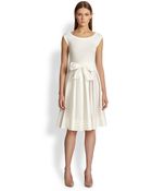 Donna Karan New York Sash-Tie Dress - Lyst