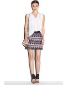 Milly Mini Skirt - Lyst