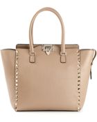 Valentino Rockstud Tote - Lyst