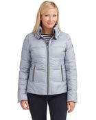 Guess Zipper Front Down Jacket - Lyst