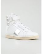 Saint Laurent 'Wolly' High Tops - Lyst
