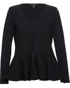 Giambattista Valli Ruffle Peplum Top - Lyst