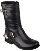 Guess Girton Leather Boots - Lyst