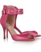 Valentino Studded Leather Sandals - Lyst