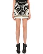Balmain Embellished Mini Skirt - Lyst