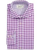 Ted Baker Checkered Button Down Shirt - Lyst
