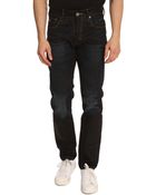 G-star Raw Straight Fit Indigo Blue Jeans - Lyst