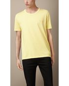 Burberry Cotton Jersey T-Shirt - Lyst