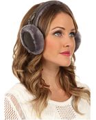 Ugg Double-U Logo Shearling Earmuff - Lyst