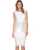 BCBGMAXAZRIA Evening Dress - Lyst