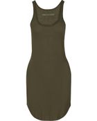 Enza Costa Ribbed Jersey Mini Dress - Lyst