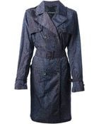 Allegri Leopard Print Trench Coat - Lyst