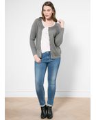 Violeta By Mango Cotton Silk-Blend Cardigan - Lyst